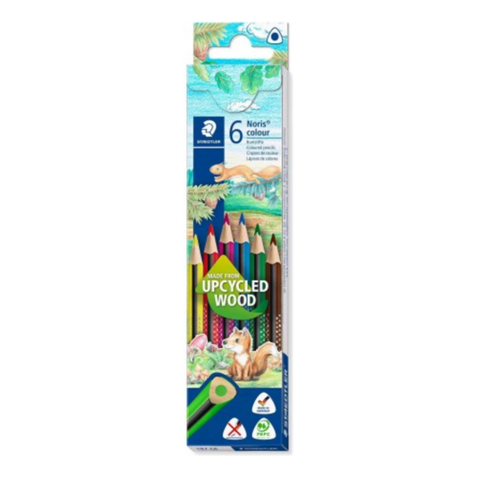 Staedtler Noris Colour Triangular Coloured Pencils Assorted (6 Pack)