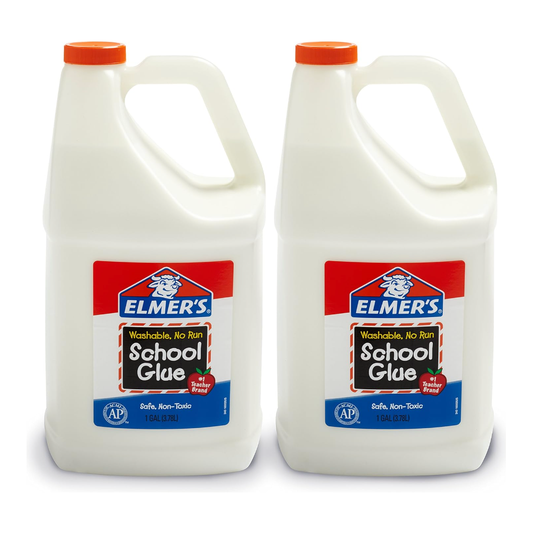 Elmer's Liquid School Glue, Washable, 1 Gallon (3.785kg)