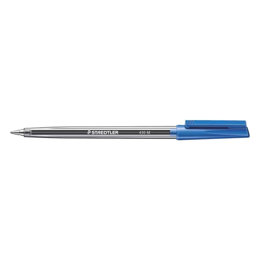 Staedtler 430 Medium Ballpoint Pens - Blue (Individual)