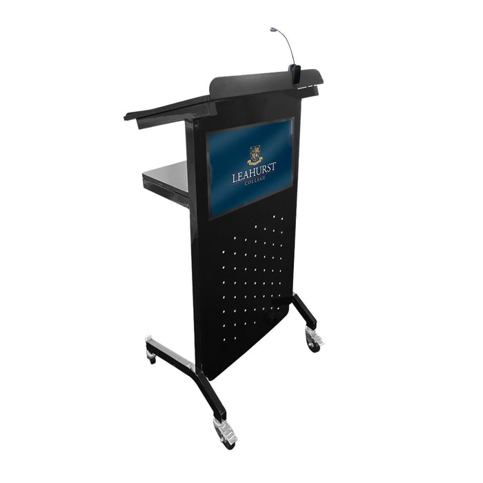 Visionchart Professional Lectern Black 545 x 450 x 1200mm