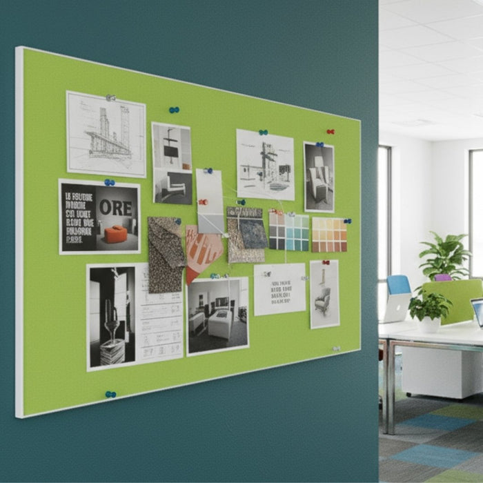 Visionchart LX6 EDGE Suzette Fabric Pinboard 1200 x 900mm LX6-1290-S