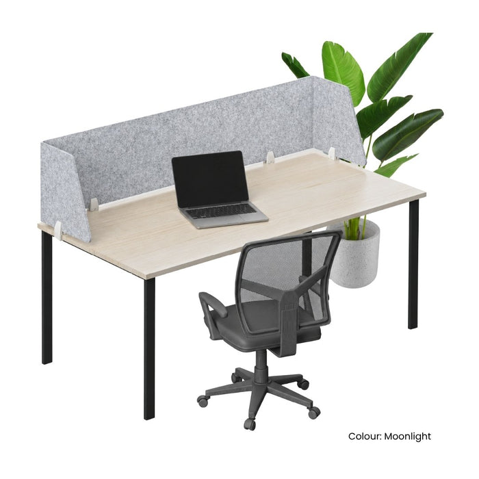 SANA Serenity Desk Screen 24mm Above Desk Surround 1500 x 600 x 300mm