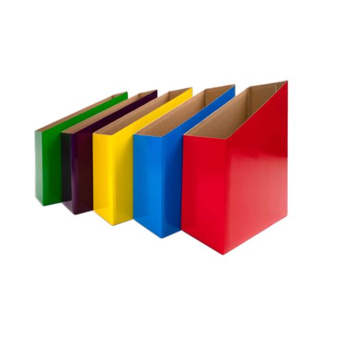 Creative Kids Magazine Box 90 x 245 x 280mm Assorted Brights E5MB