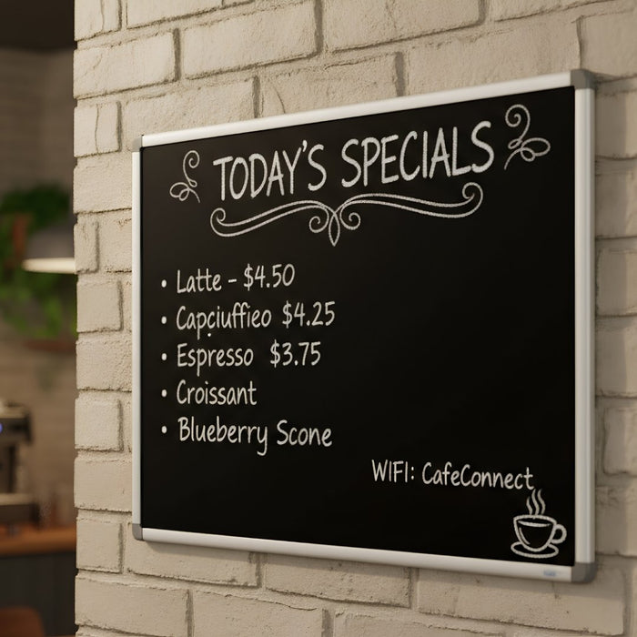 Visionchart EverWrite Porcelain Blackboard Standard Frame 1800 x 1200mm VBB1812
