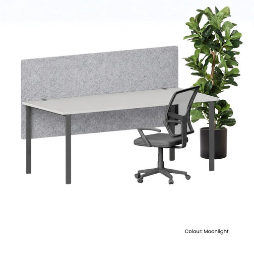 SANA Serenity Desk Screen 24mm Above and Below Desk 1800 x 600mm
