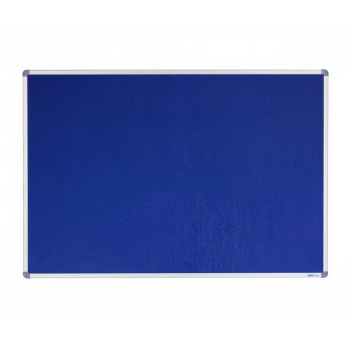 Visionchart Corporate Felt Pinboard 1800 x 900mm Blue VF1890D