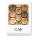 Visionchart LX33 EDGE Acoustic Quiet Art 900 x 600mm Woodgrain