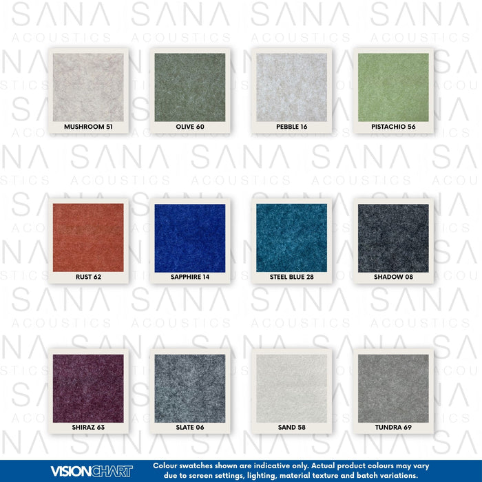 SANA Acoustic Panel 12mm 2800 x 1225mm Claret 64