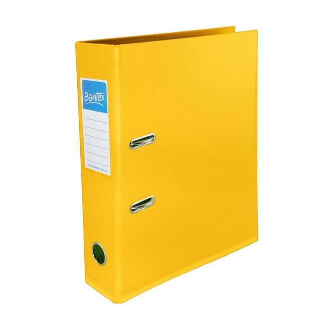 Bantex Lever Arch File A4 70mm Yellow