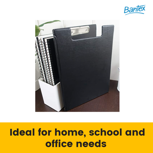 Bantex Standard Clipfolder PVC A4 Black