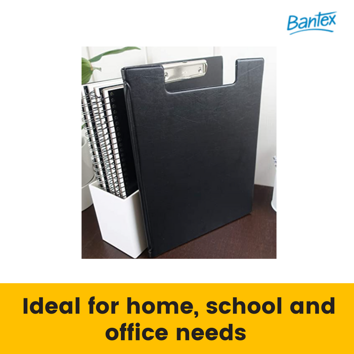 Bantex Standard Clipfolder PVC A4 Black