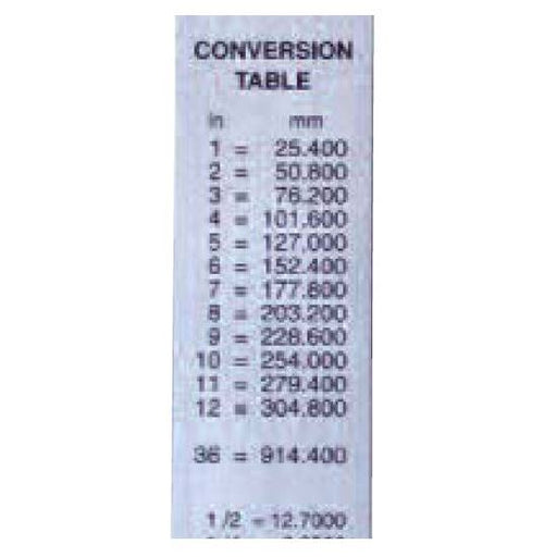 Linex Steel Ruler SL30 30cm Silver