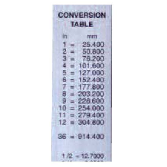 Linex Steel Ruler SL30 30cm Silver