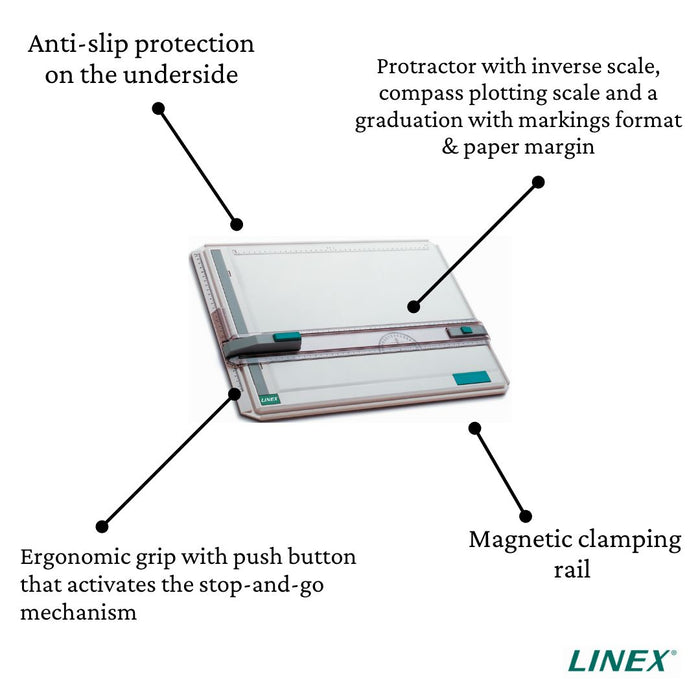 Linex Drawing Board 3045 A3 White