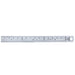 Linex Steel Ruler SL15 15cm Silver