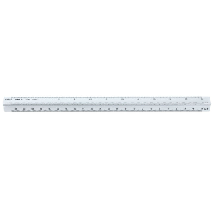 Linex Ruler Triangular Scale 321 30cm