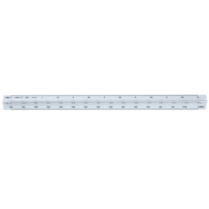 Linex Ruler Triangular Scale 321 30cm