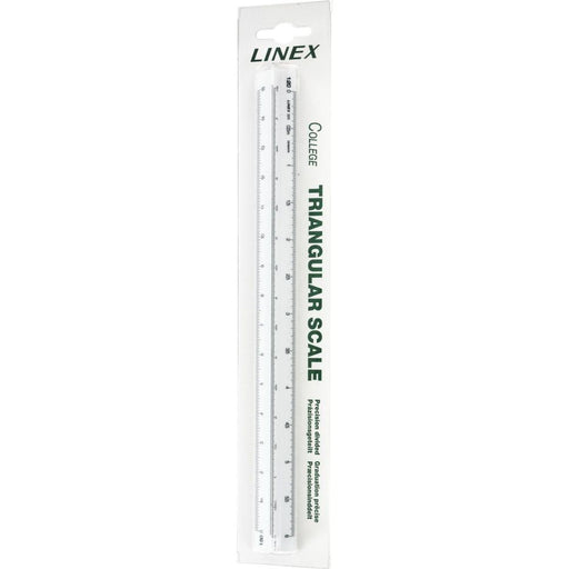Linex Ruler Triangular Scale 322 30cm