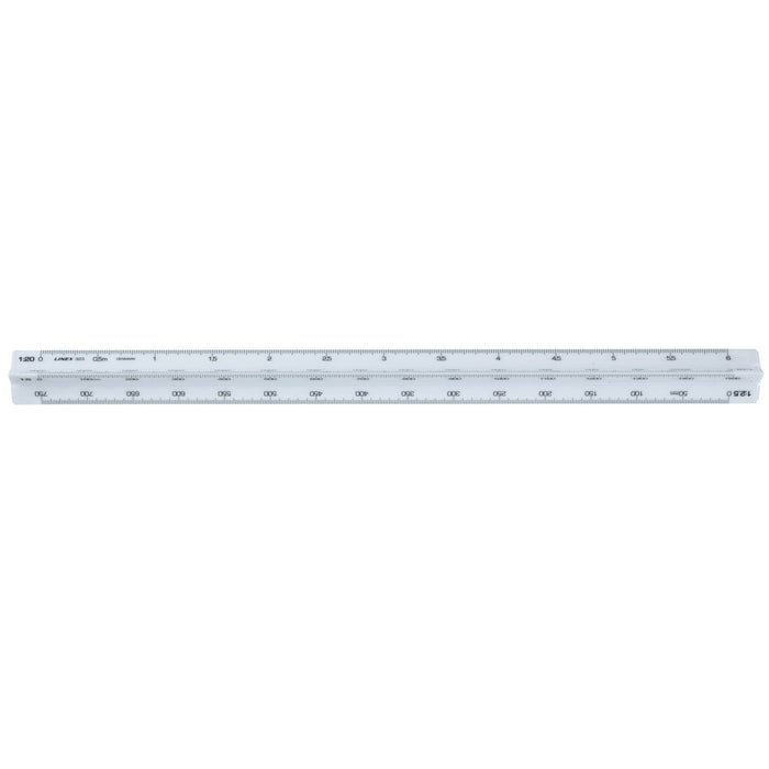 Linex Ruler Triangular Scale 323 30cm
