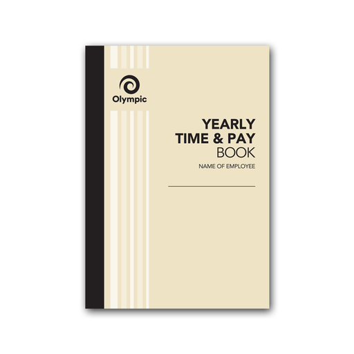 Olympic Yearly Time & Pay Book 210×148 32 Page
