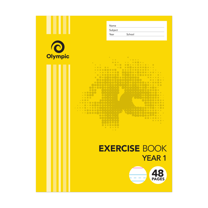 Olympic Exercise Book QLD Year 1 225x175mm 48 pages
