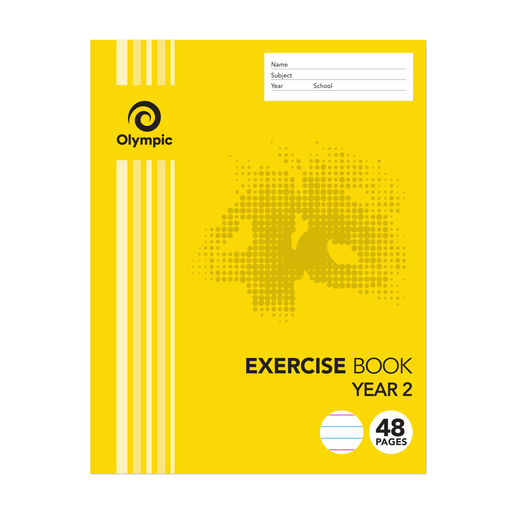 Olympic Exercise Book QLD Year 2 225x175mm 48 pages