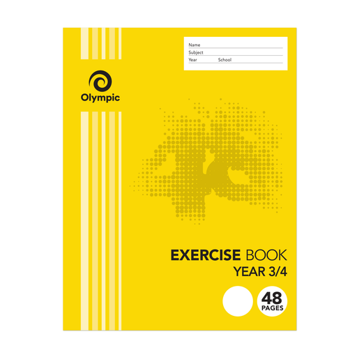 Olympic Exercise Book QLD Year 3/4 225x175mm 48 pages
