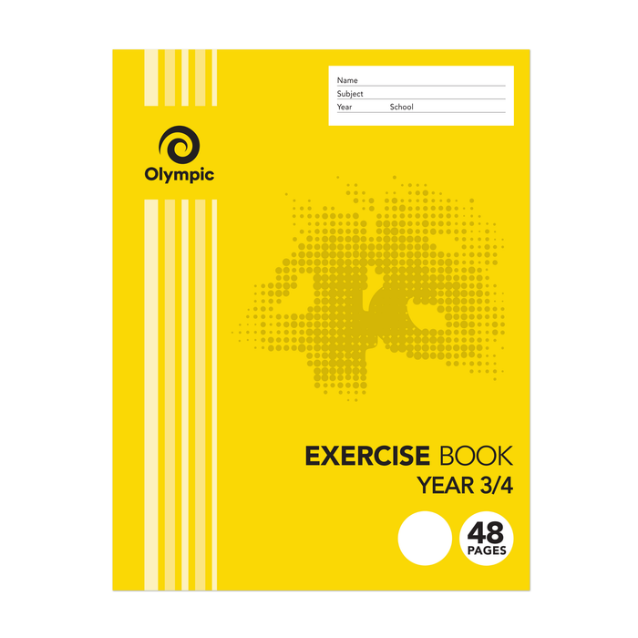 Olympic Exercise Book QLD Year 3/4 225x175mm 48 pages