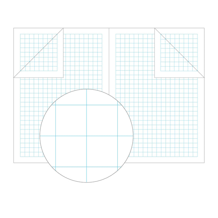 Olympic Graph Book 10mm A4 48 pages