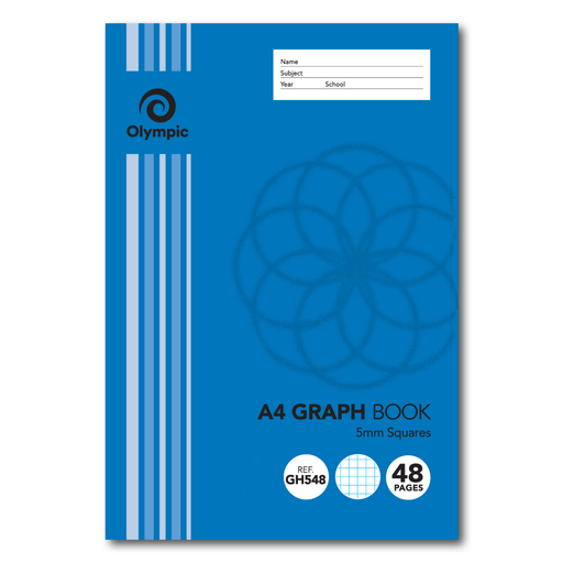Olympic Graph Book 5mm A4 48 pages