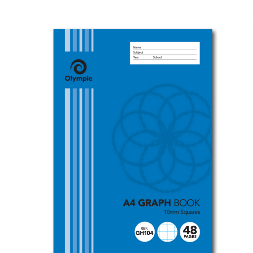 Olympic Graph Book 10mm A4 48 pages