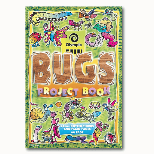 Olympic Project Book Bugs 24mm Dotted Thirds 335x240mm 64 pages