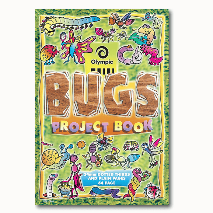Olympic Project Book Bugs 24mm Dotted Thirds 335x240mm 64 pages