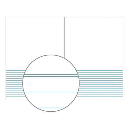 Olympic Project Book 8mm Ruled/Blank 335x240mm 24 pages