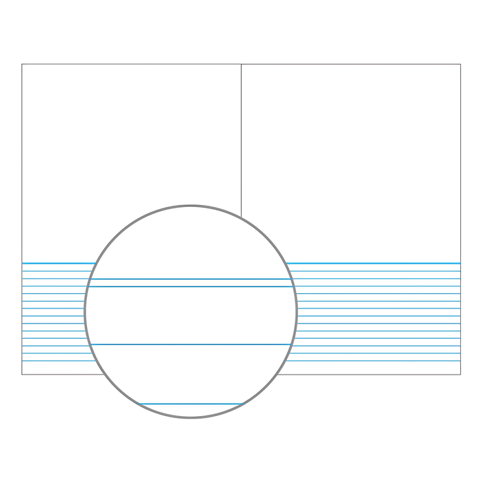Olympic Project Book 8mm Ruled/Blank 335x240mm 24 pages