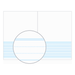 Olympic Project Book 18mm Dotted Thirds Ruled/Blank 335x240mm 24 pages
