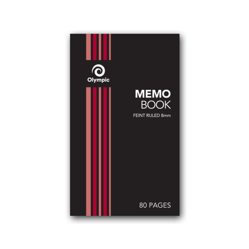 Olympic Memo Book 8mm Ruled 165x100mm 80 pages