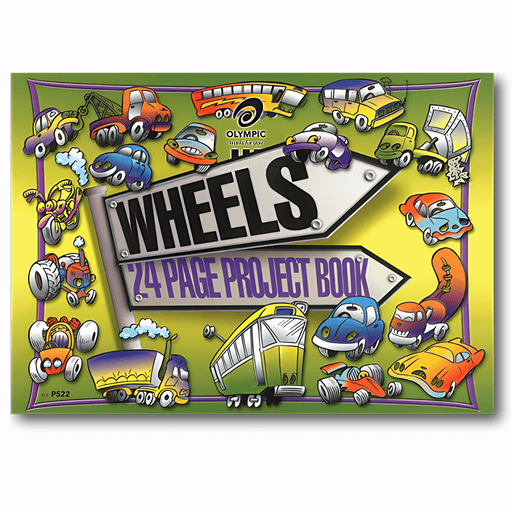 Olympic Project Book Wheels 8mm Ruled/Blank 273x375mm 24 pages