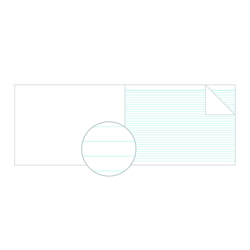 Olympic Project Book 8mm Ruled/Blank 273x300mm 24 pages