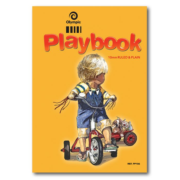 Olympic Play Book 10mm Ruled/Plain 335x240mm 64 pages