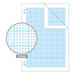 Olympic Loose Leaf Refill Graph 2mm A4 50 leaf