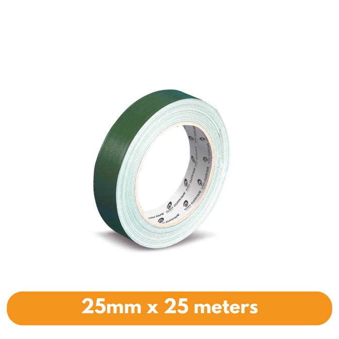 Olympic Cloth Tape 25mmx25M Green