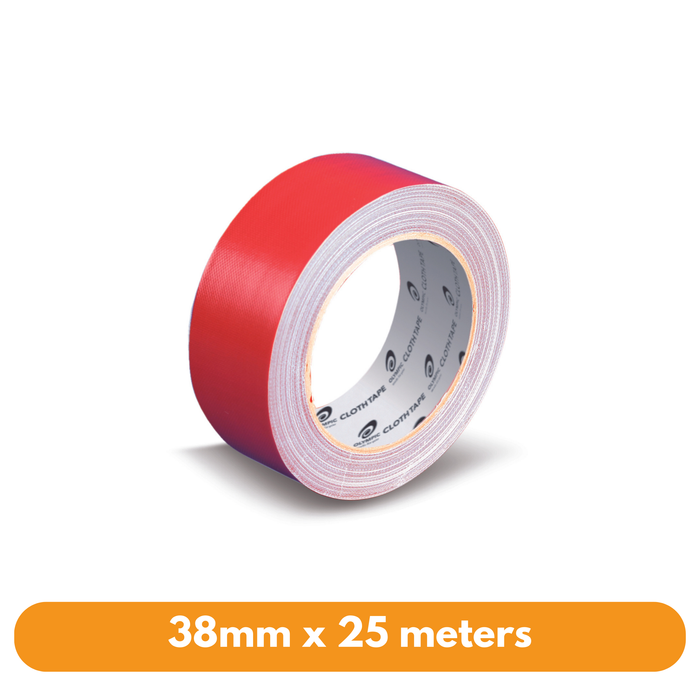 Olympic Cloth Tape 38mmx25M Red