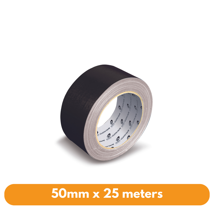 Olympic Cloth Tape 50mmx25M Black