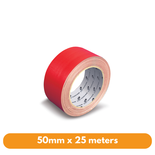 Olympic Cloth Tape 50mmx25M Red