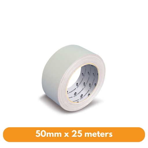 Olympic Cloth Tape 50mmx25M White