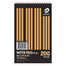 Olympic Note Pad 8mm Ruled Spiral Bound 127x203mm 200 pages