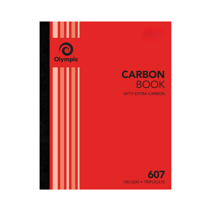 Olympic Carbon Triplicate Record Book NO.607 250×200 100 Leaf