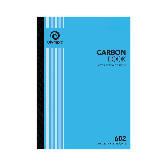Olympic Carbon Duplicate Record Book NO.602 A4 100 Leaf