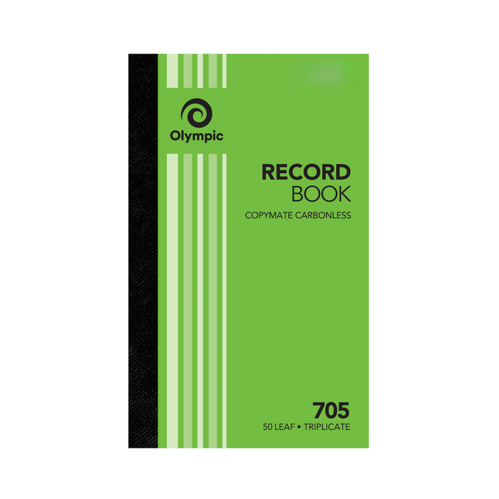Olympic Carbonless Triplicate Record Book NO.705 200×125 50 Leaf